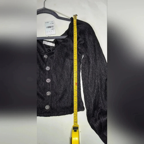 Lush Cottage Core Boho Feminine Peasant Whimsygoth Renaissance Cropped Top, S - Picture 6 of 8